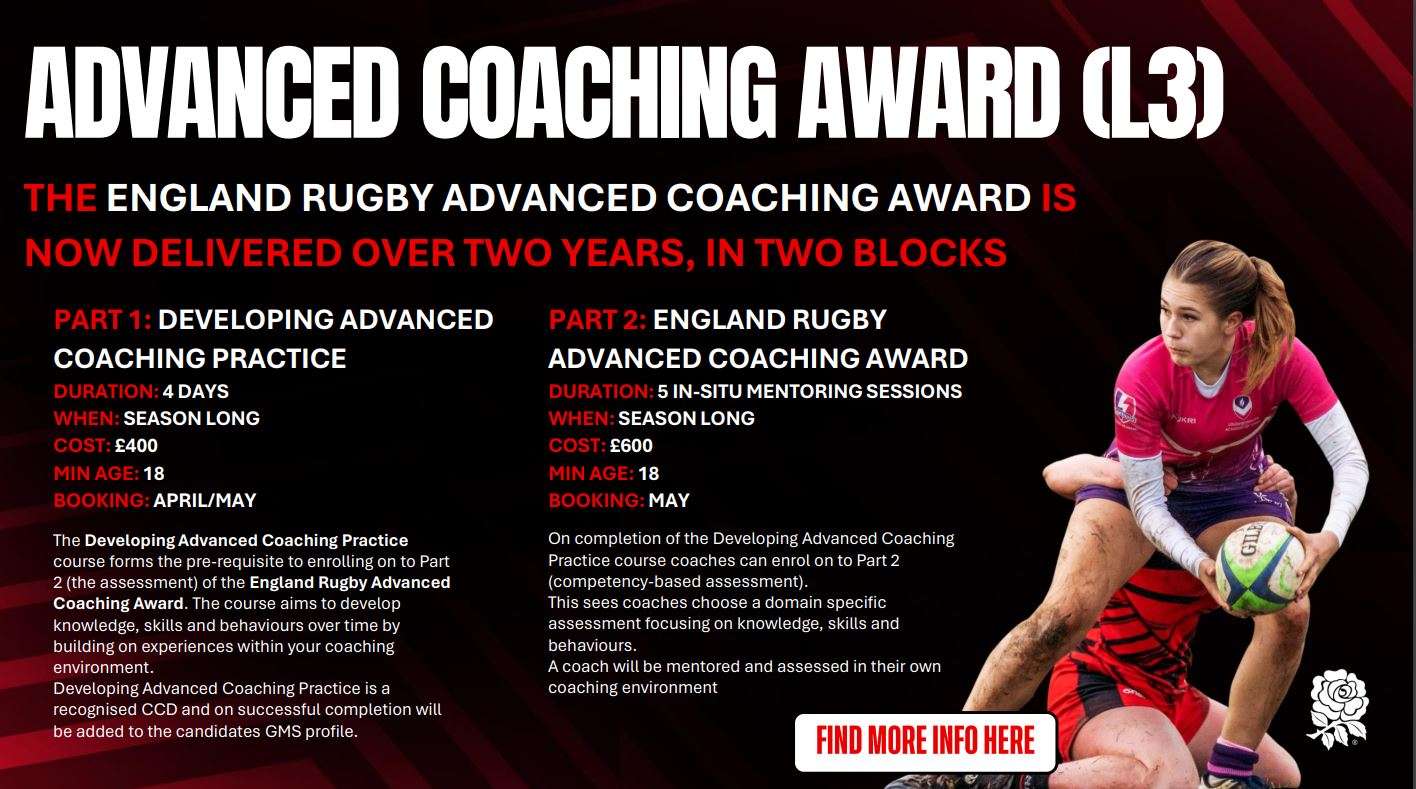 ADVANCED COACHING AWARD COURSE